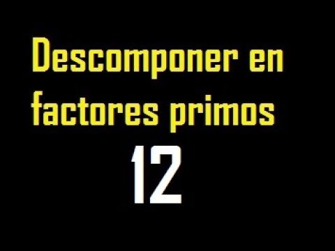 12 factorizado