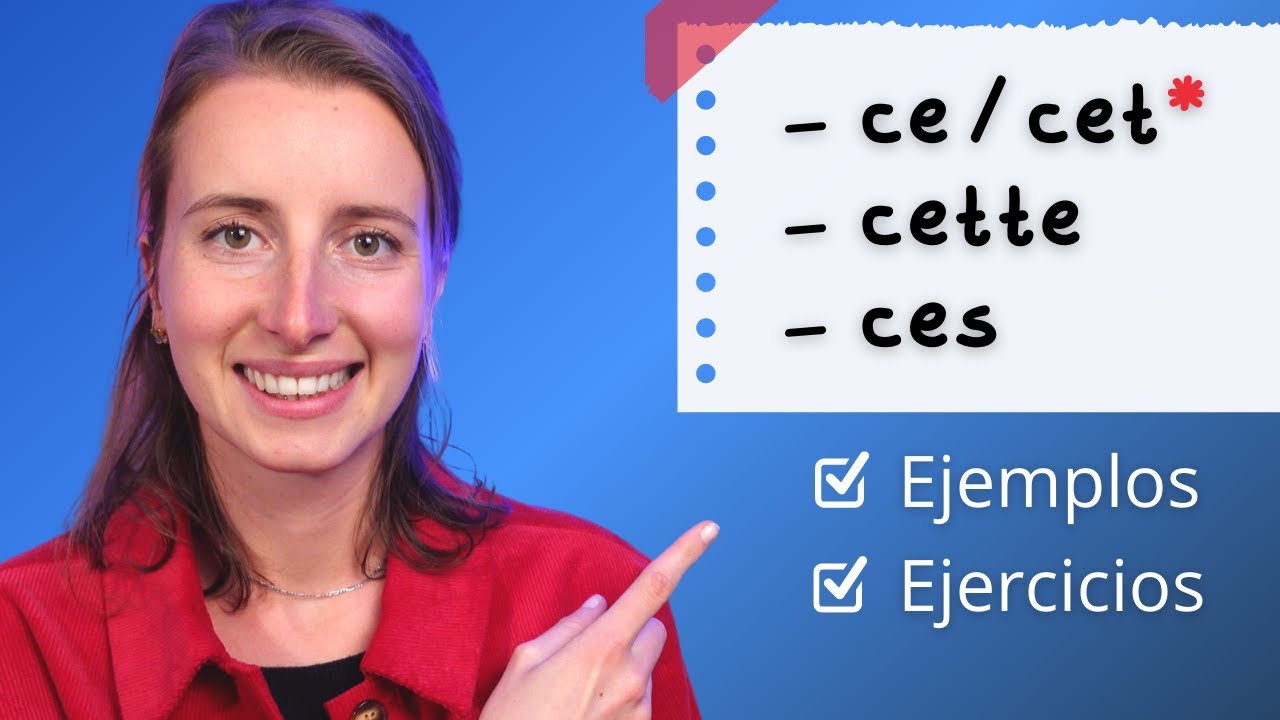 adjetivos demostrativos en francés ejercicios