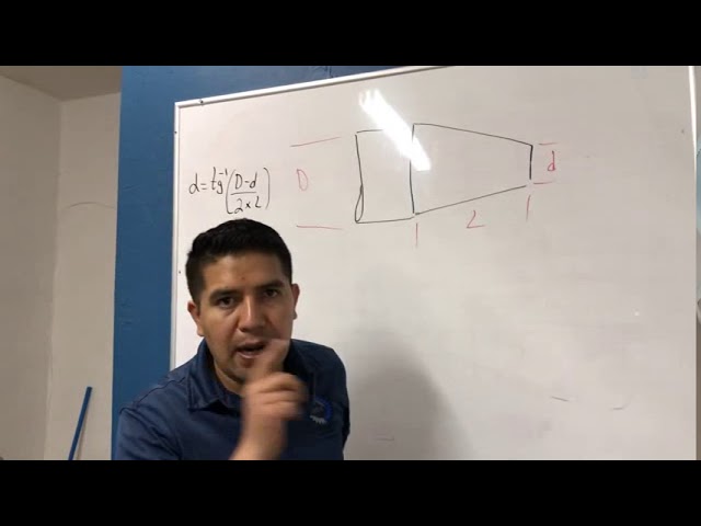 calcular conicidad