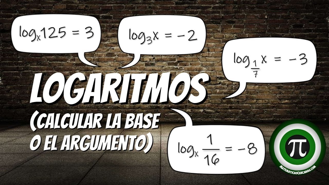 como despejar el argumento de un logaritmo