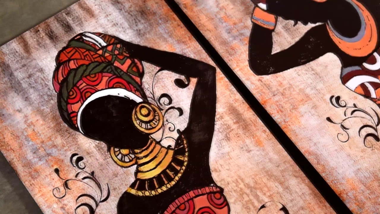 cuadros de africanos