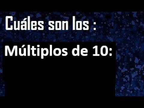 cual es el minimo comun multiplo de 10