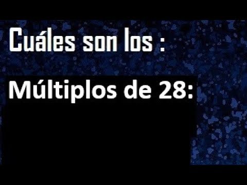 cuál es el mínimo común múltiplo de 28
