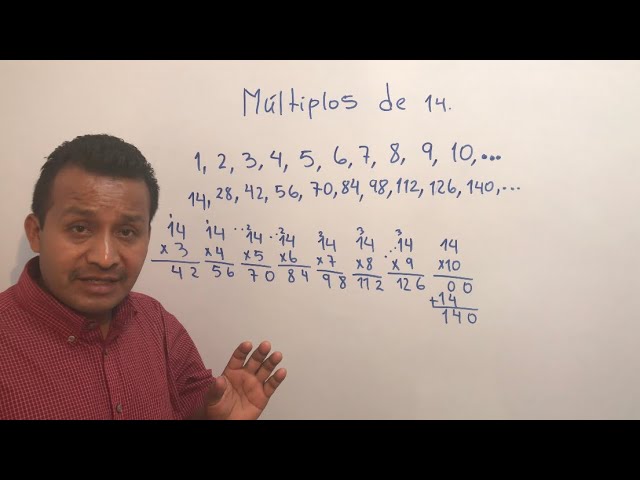 cuáles son los múltiplos de 14