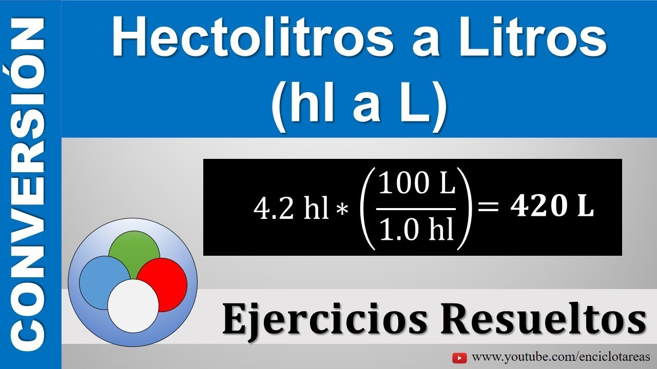de hectolitros a litros