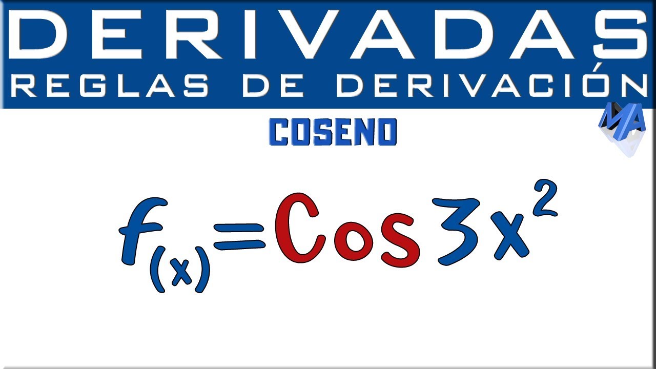 derivada del coseno de 2x