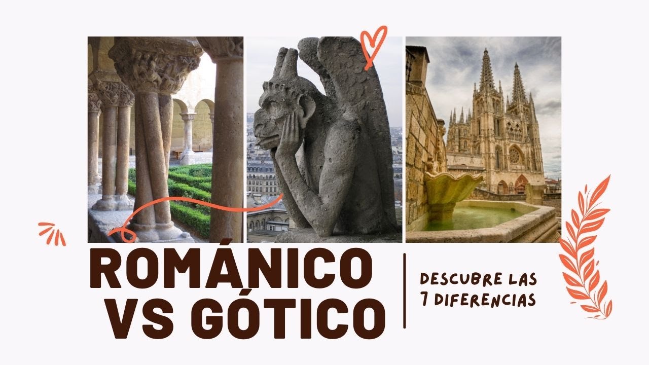diferencias entre el arte gotico y romanico