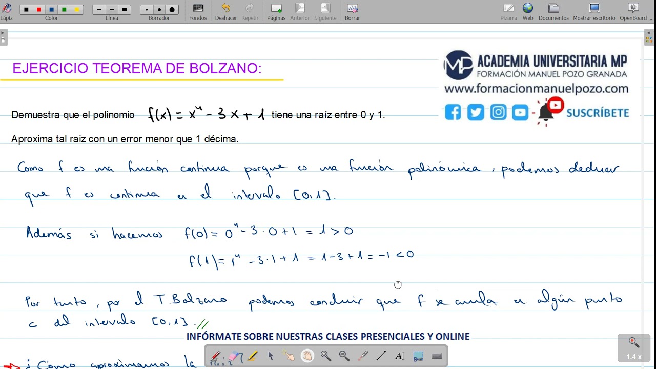 ejercicios bolzano