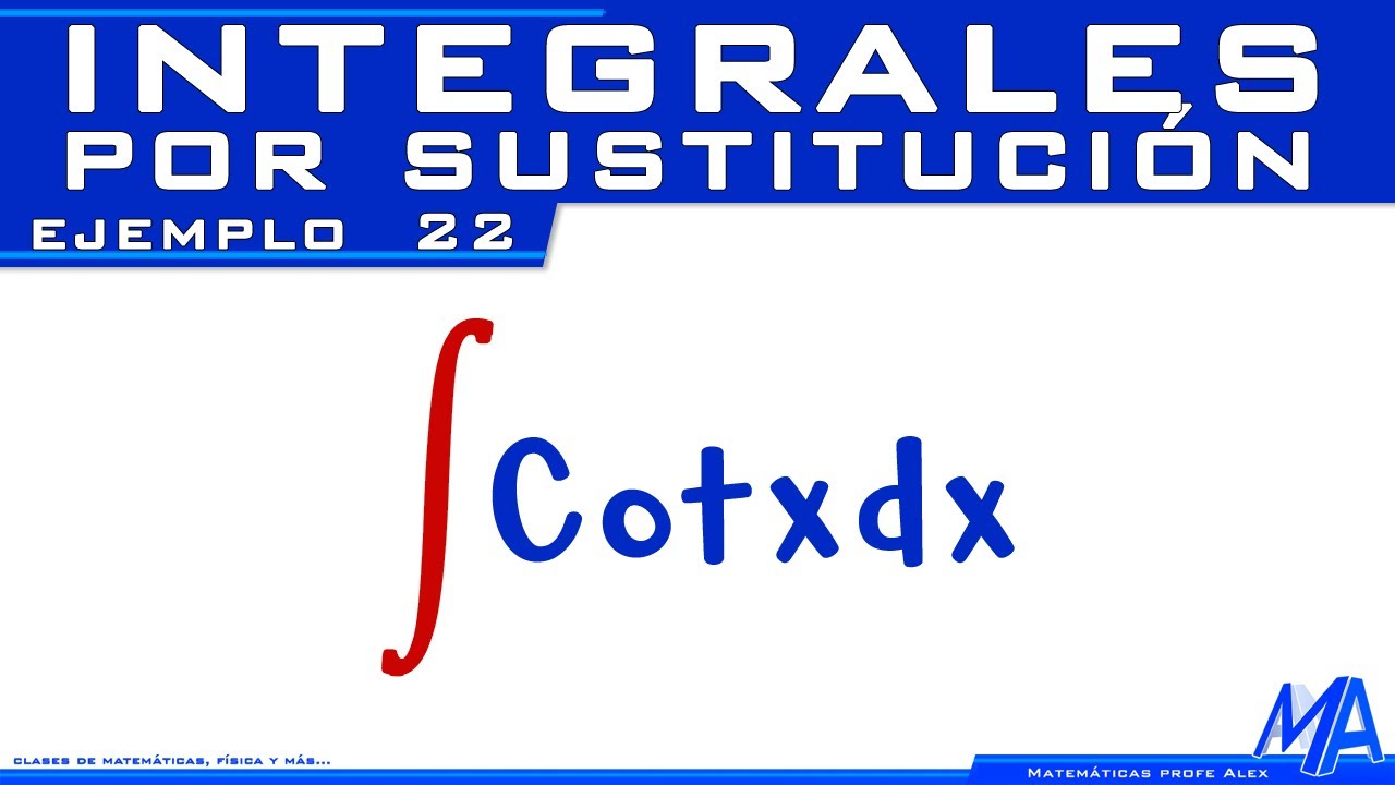 integrales cotangente
