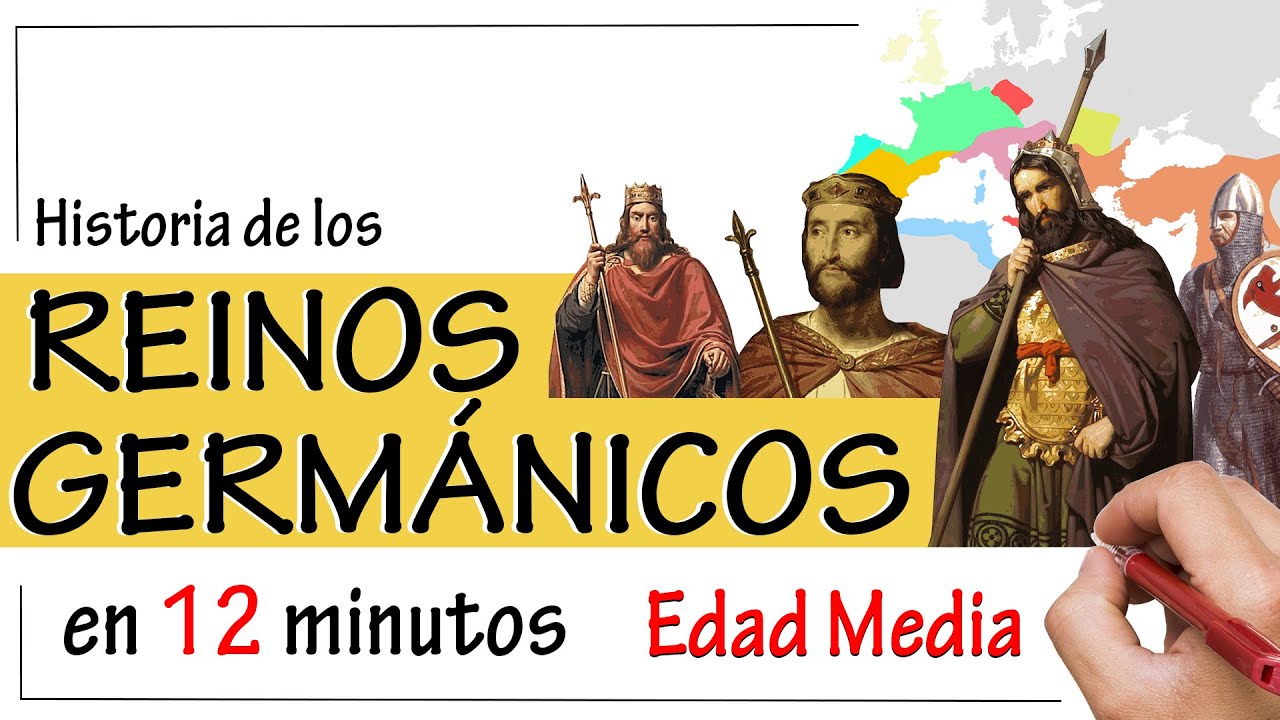 mapa de los reinos germanicos