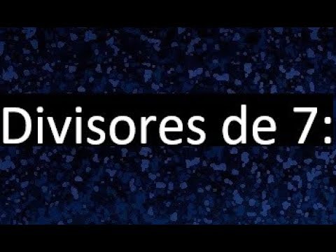 maximo comun divisor de 7