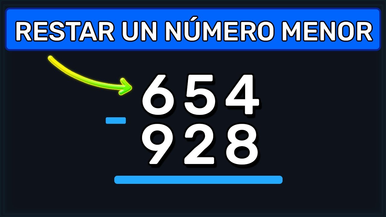 número al que se le tiene que restar otro
