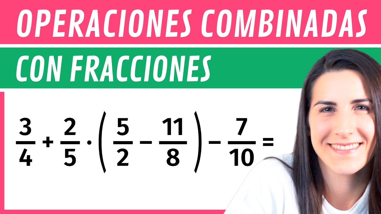 operaciones con fracciones 3 eso