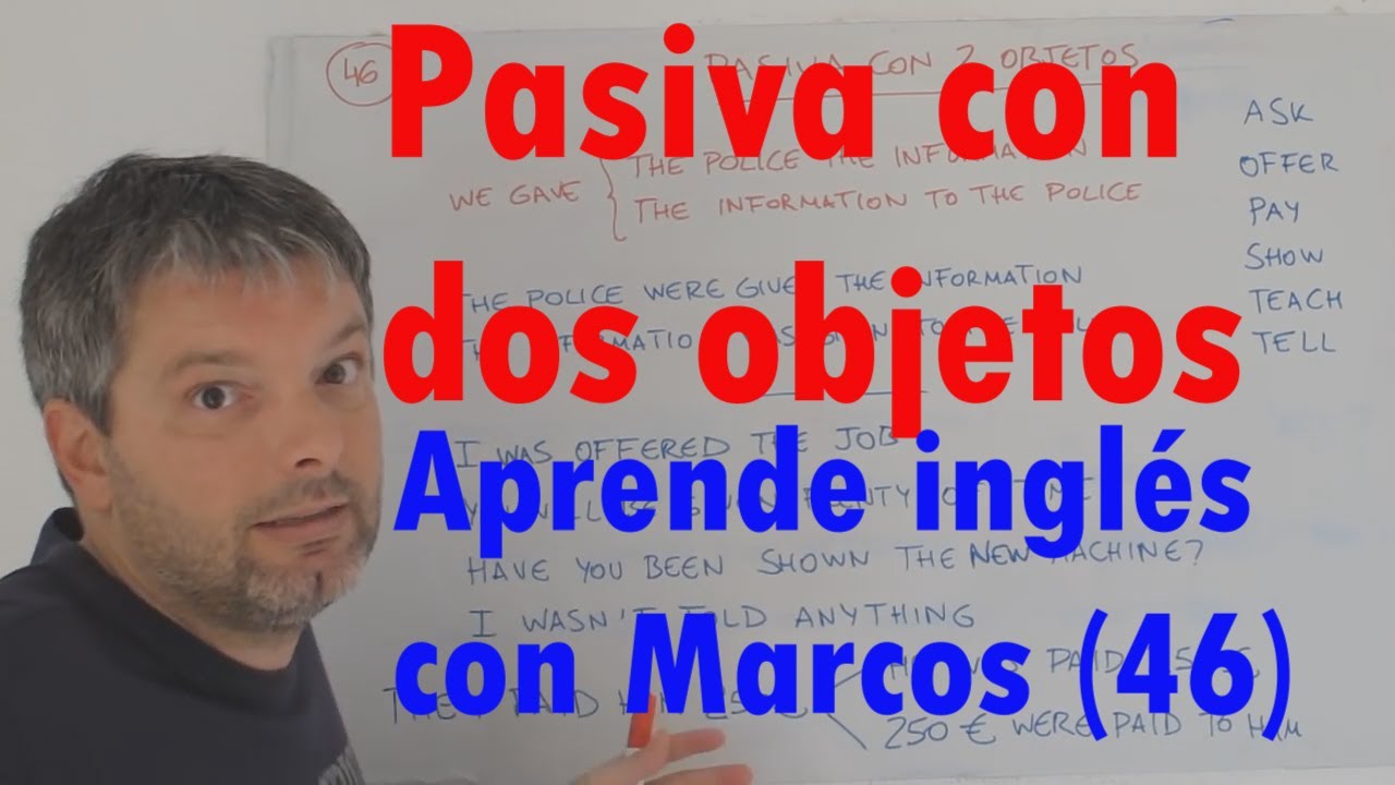 pasivas con dos objetos