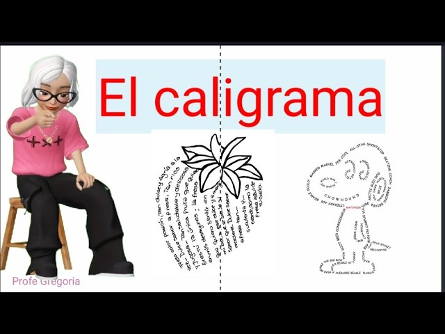caligramas de animales