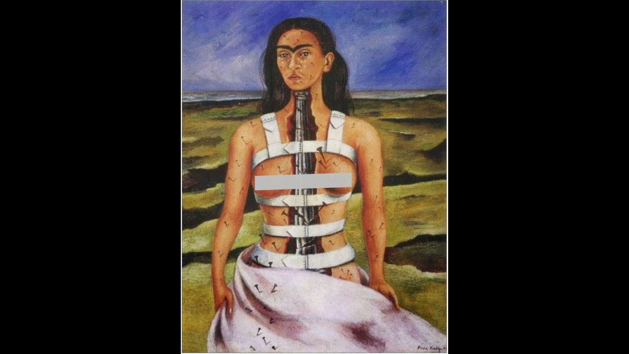columna rota frida kahlo