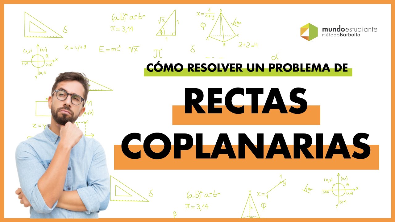 como saber si dos rectas son coplanarias