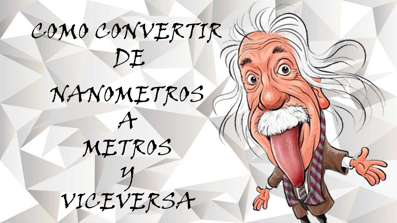 de nanometro a metro