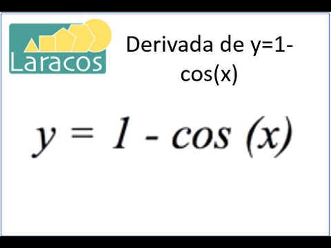 derivada de 1-cos x