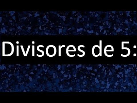 divisores 5