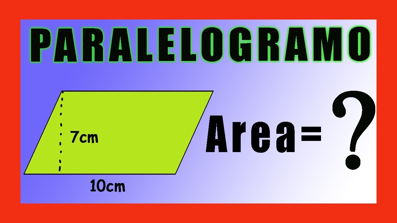 ejercicios de areas de paralelogramos