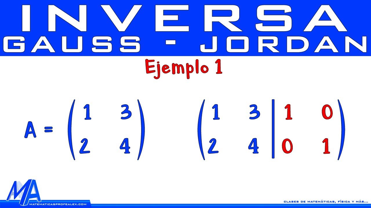 ejercicios de matrices inversas
