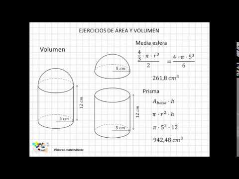 ejercicios volumenes y areas