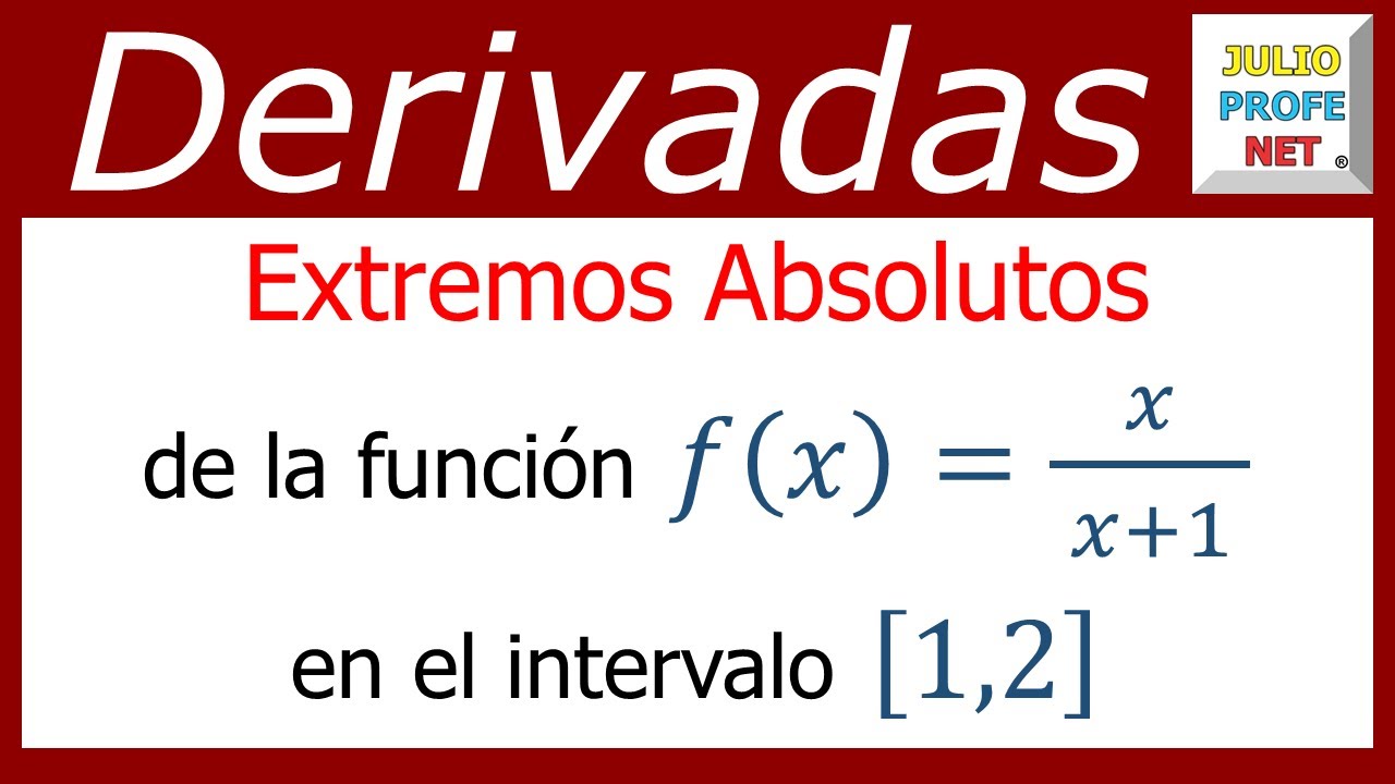 extremos absolutos de una funcion