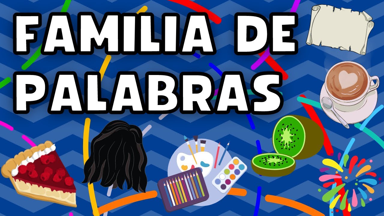 familia de palabras libro