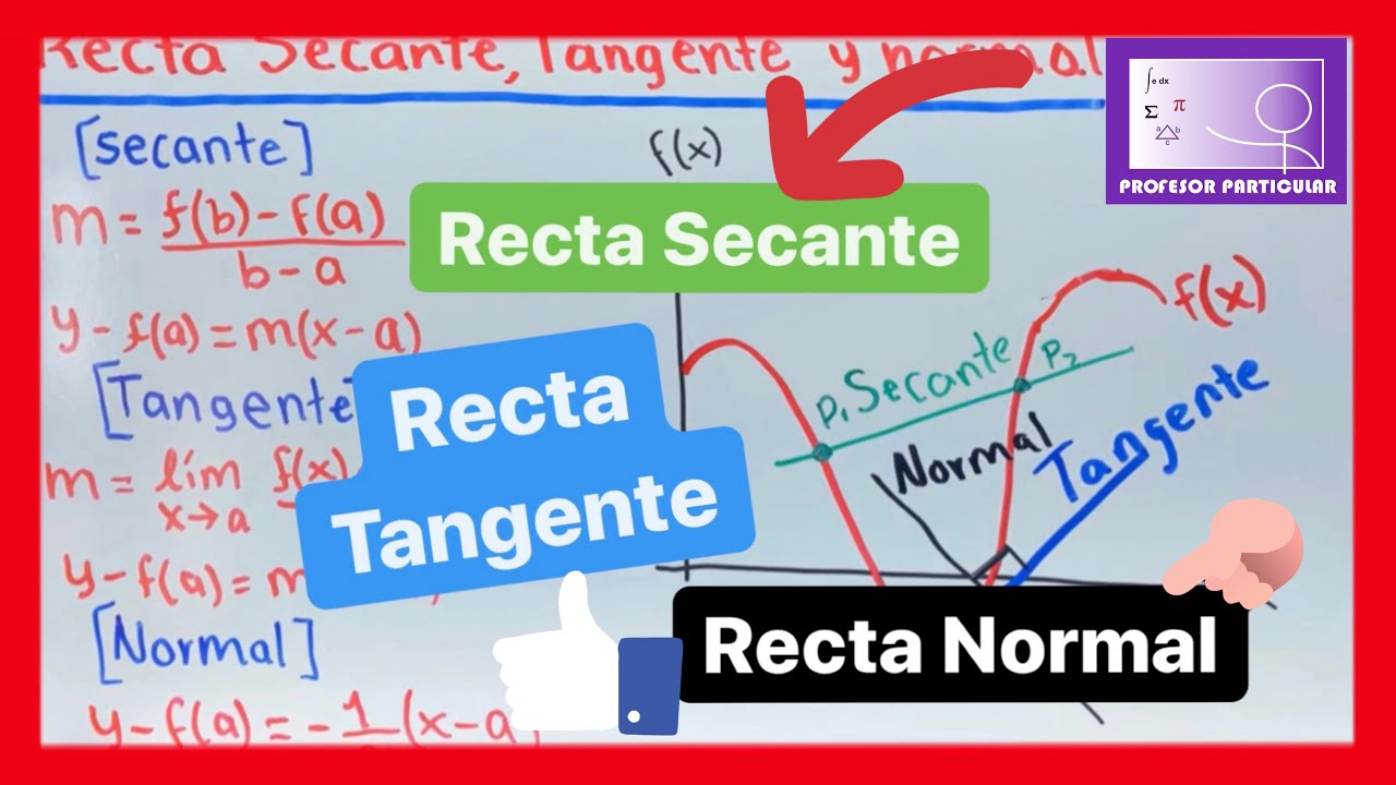 fórmula de la secante
