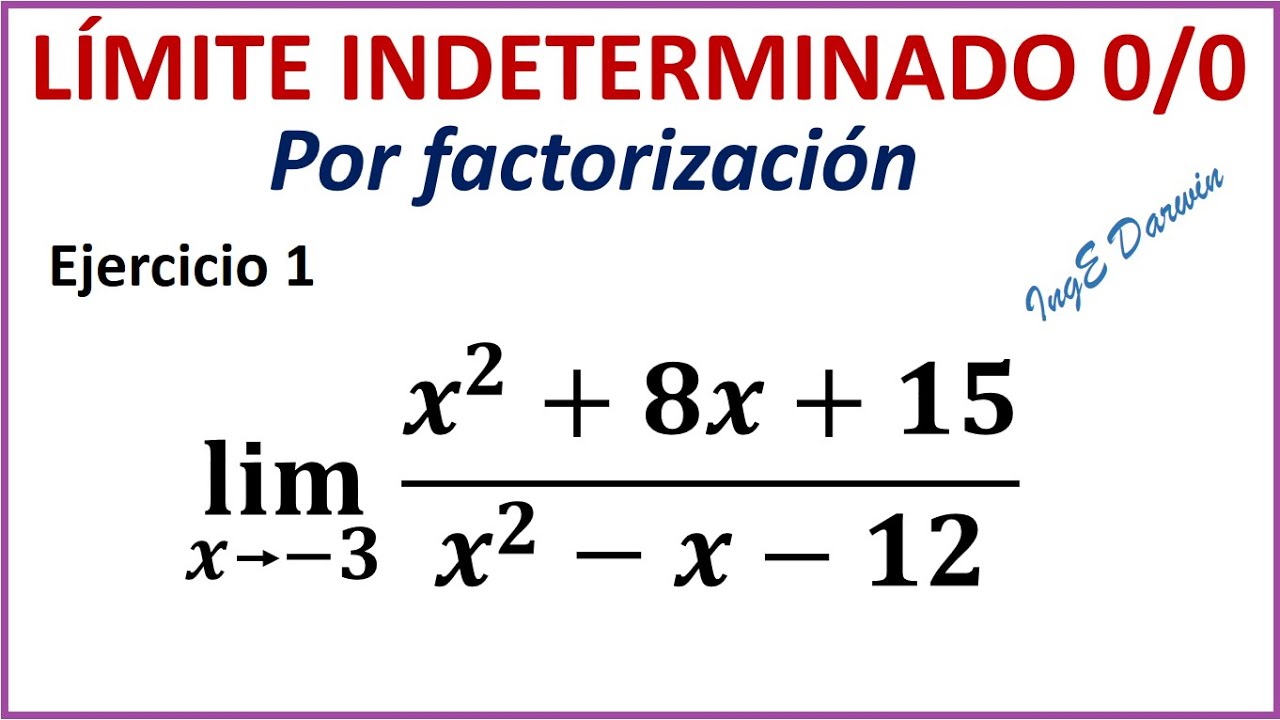 limites indeterminados ejercicios resueltos