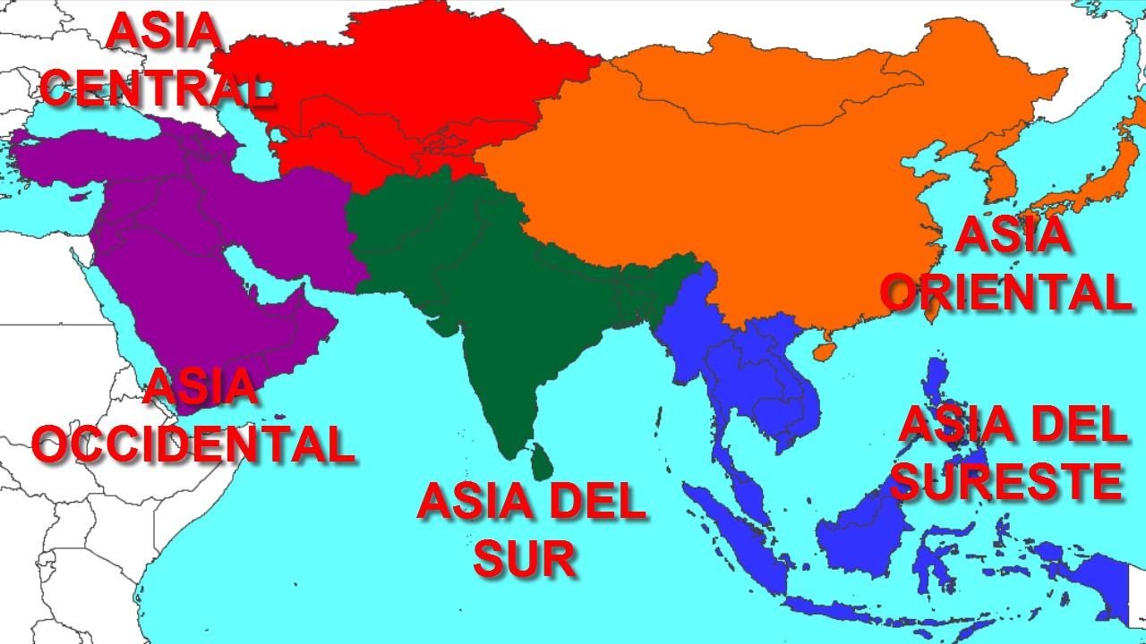 mapa interactivo asia capitales