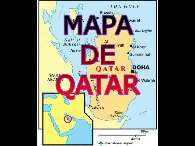 mapas de qatar