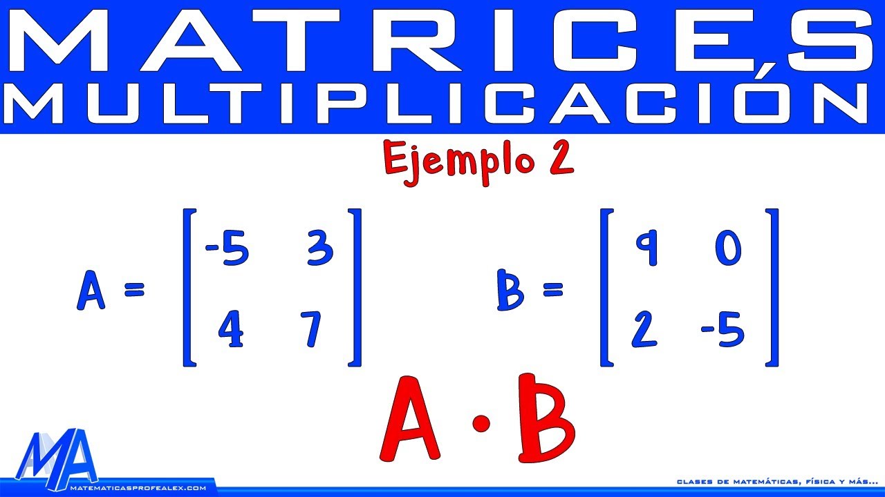 matriz 2x2 multiplicacion