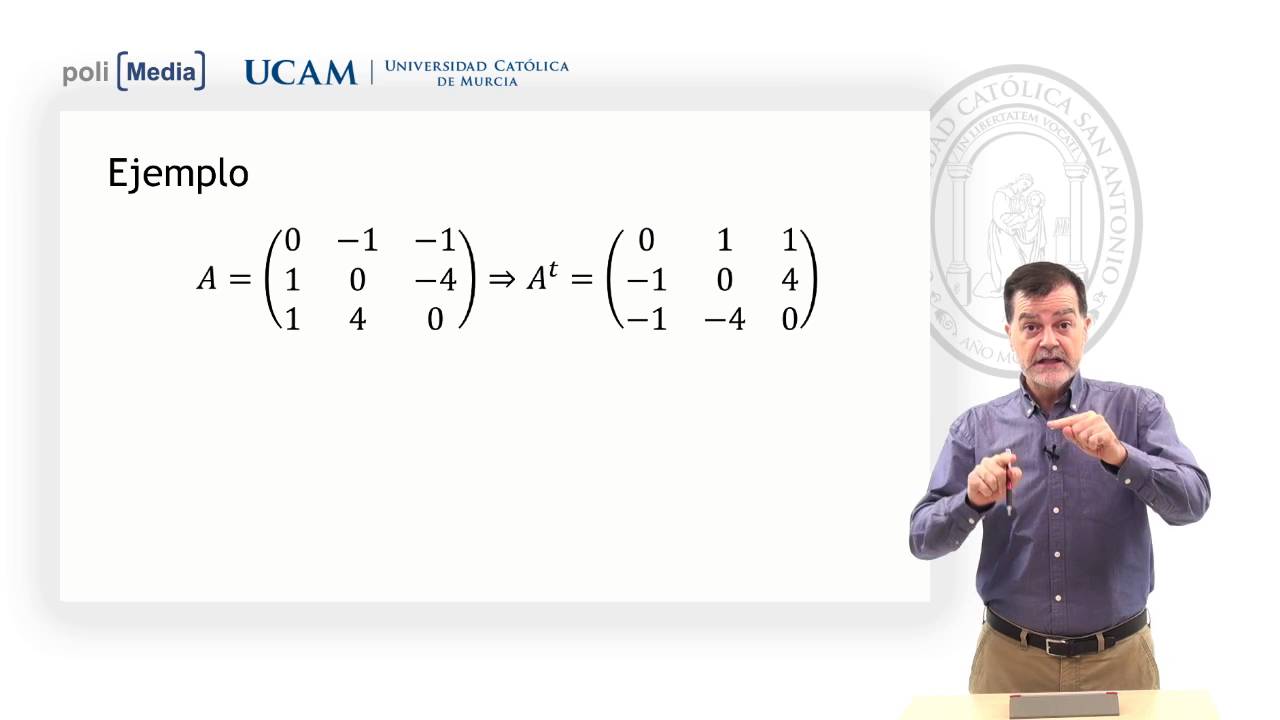 matriz antisimetrica ejemplos