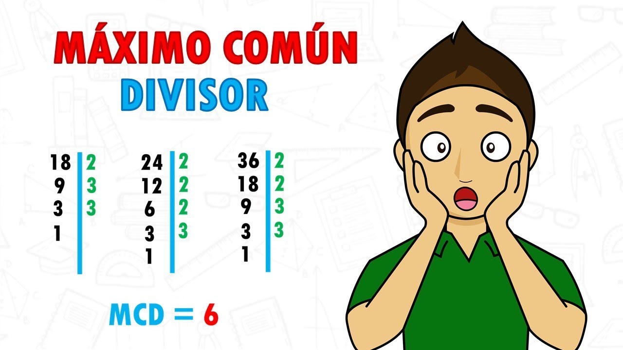 máximo común divisor de 8