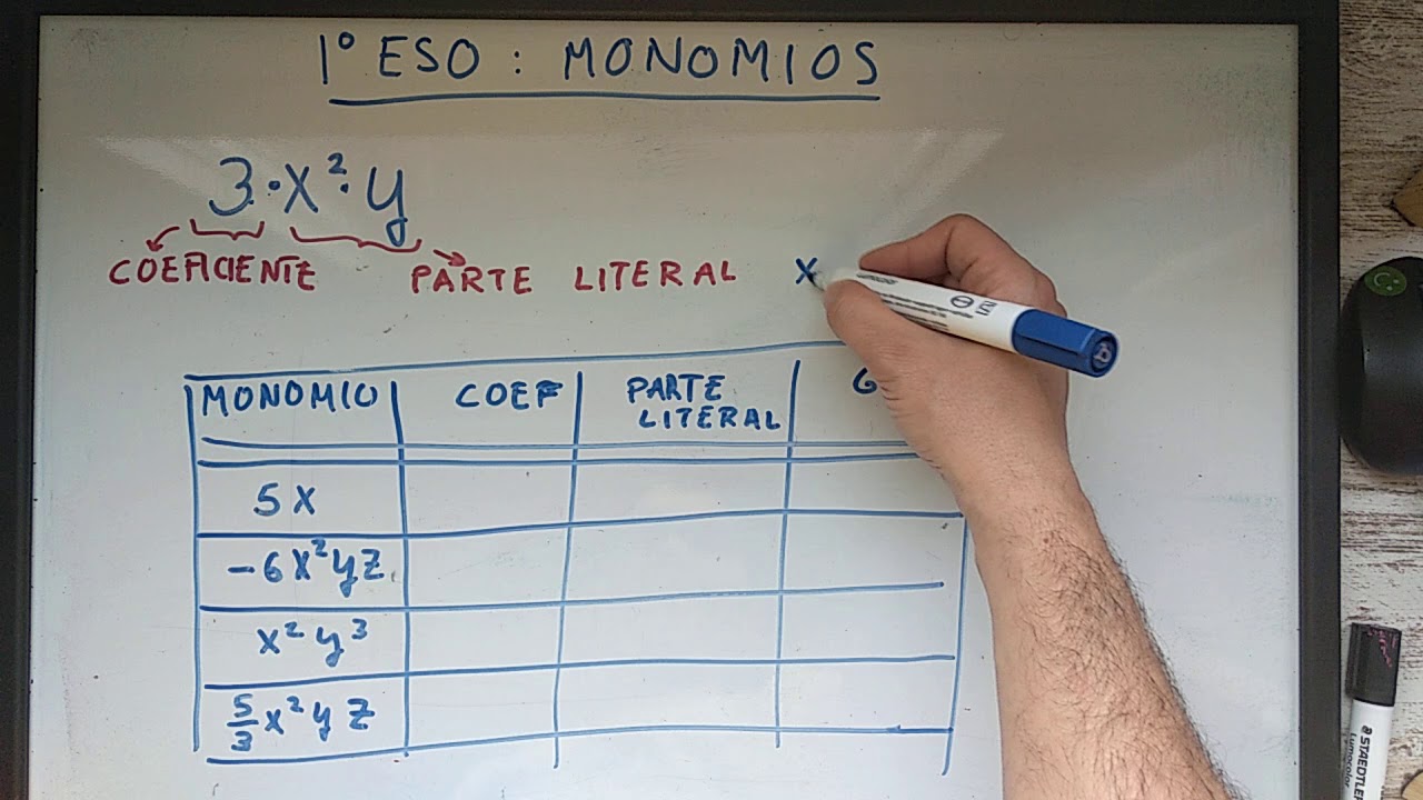 monomios 1 eso