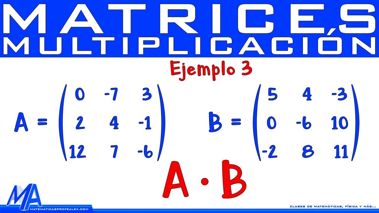 multiplicacion de matrices 3x3