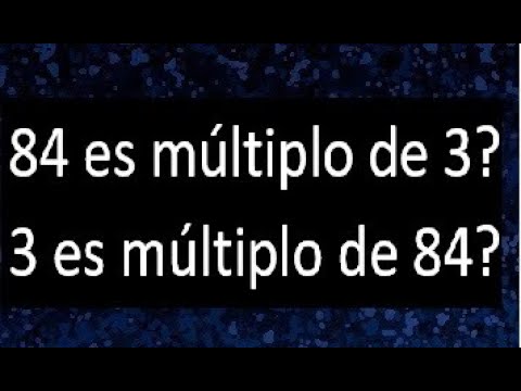 múltiplos de 84