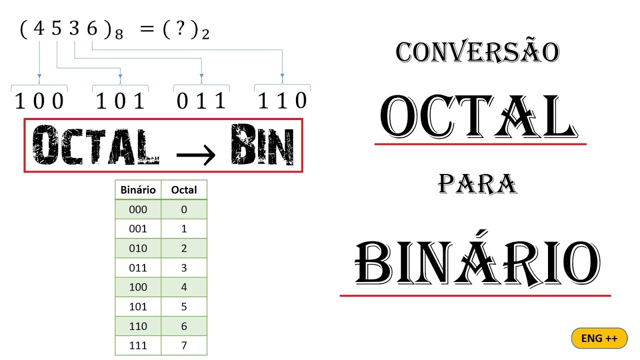 octal a binario