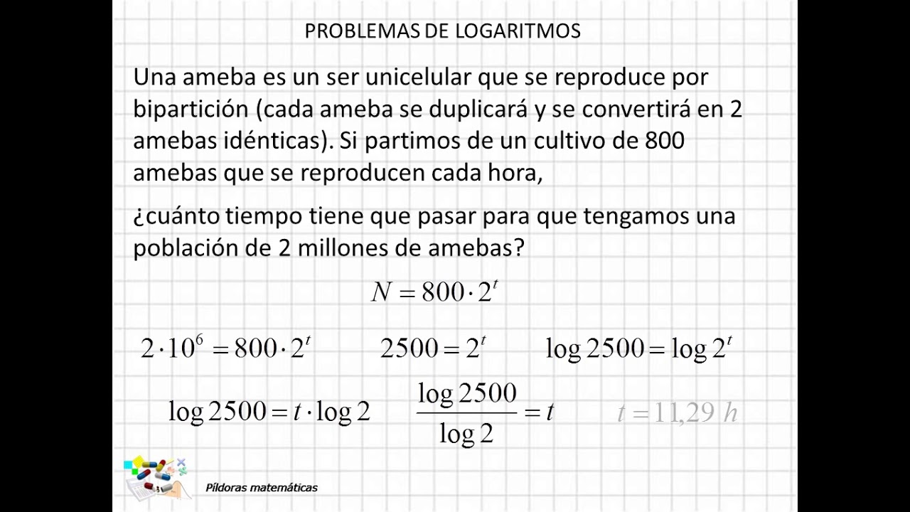 problemas de logaritmos