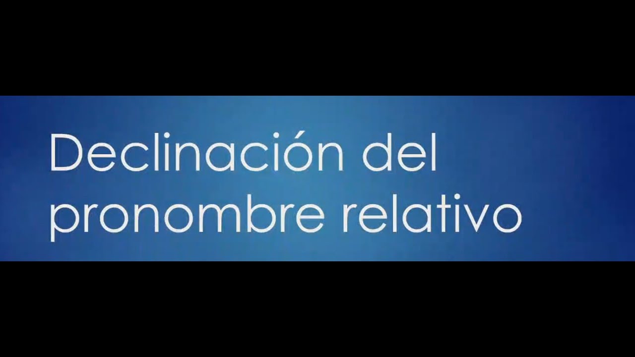 pronombre relativo griego