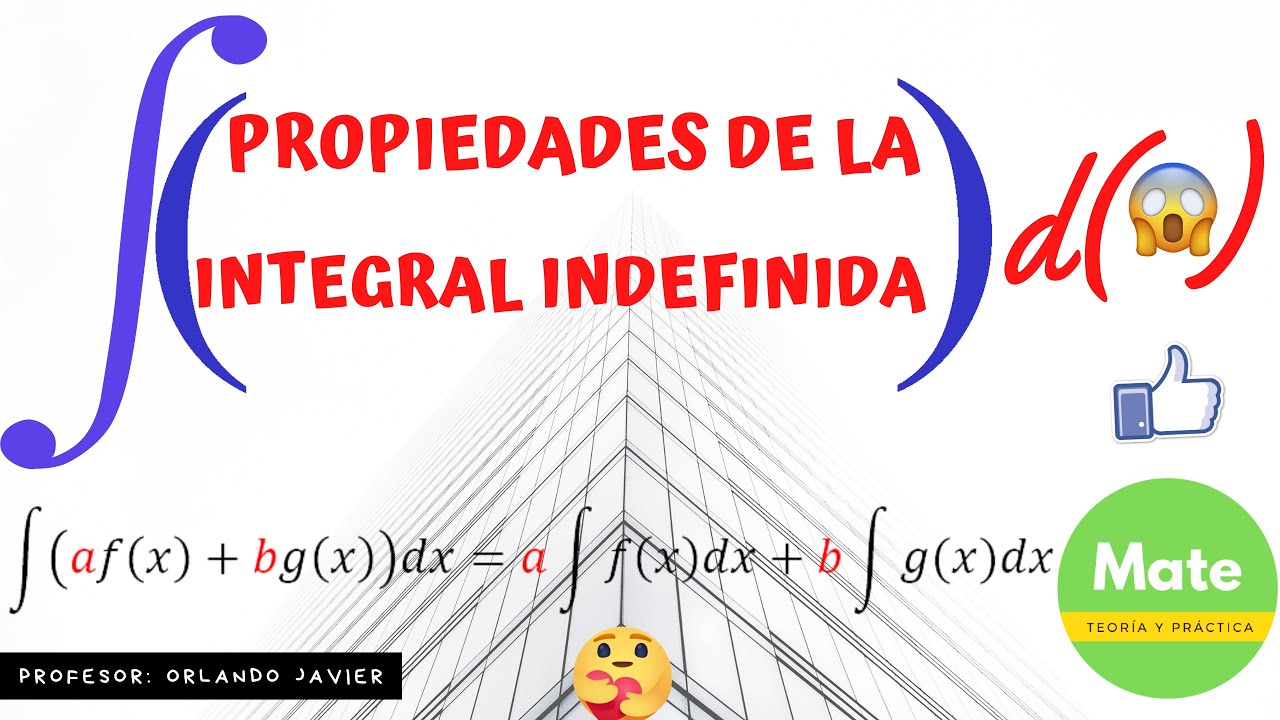 propiedad de la integral indefinida