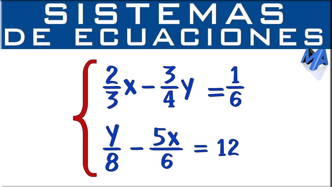 sistemas de ecuaciones con fracciones resueltos