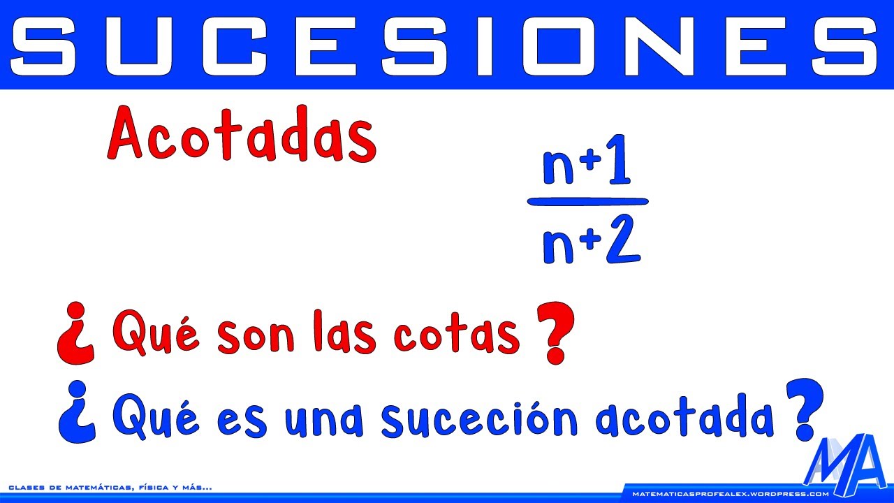 sucesiones acotadas