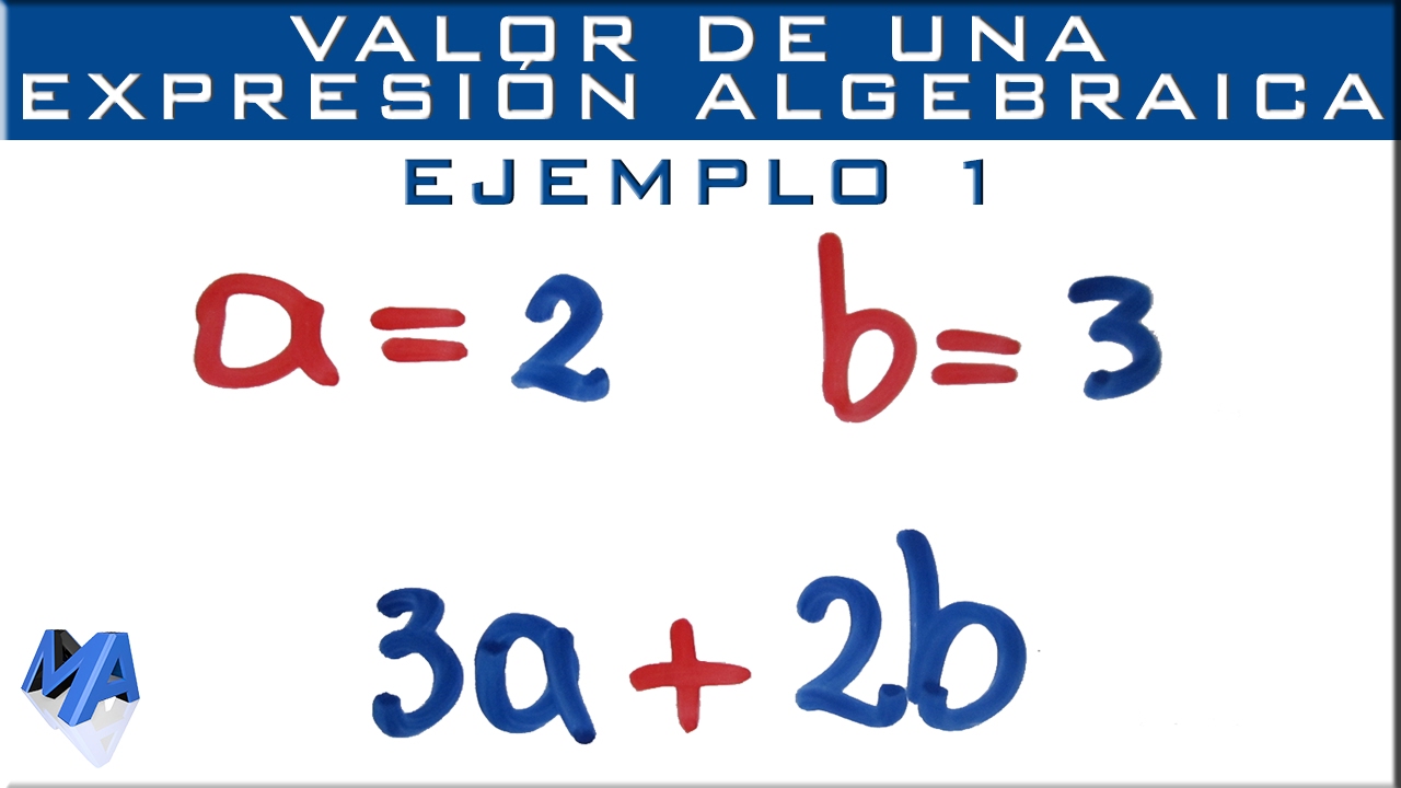 valores numéricos de una expresión algebraica