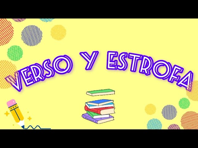 verso y estrofa diferencia