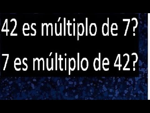 42 es múltiplo de 7