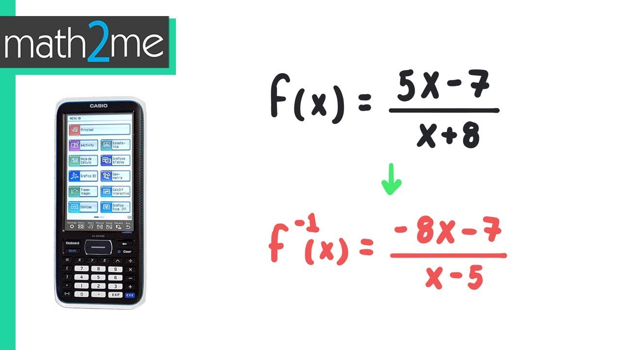 calculadora de funciones inversas