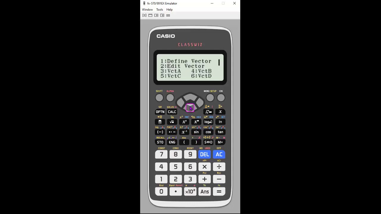calculadora vectorial